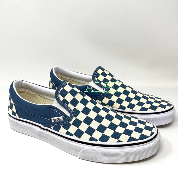 Vans Other - VANS Classic Slip On Checkerboard Blue Men’s
